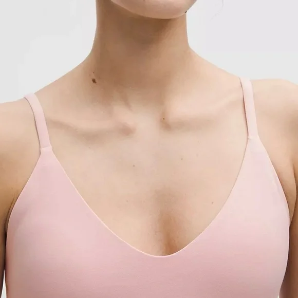Like New Lululemon Focuser Scoop-Neck Bra Nulu
Light Support, A/B Cup- Pink Haze - Picture 3 of 7